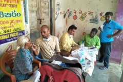 Health camp, Humnapur Village